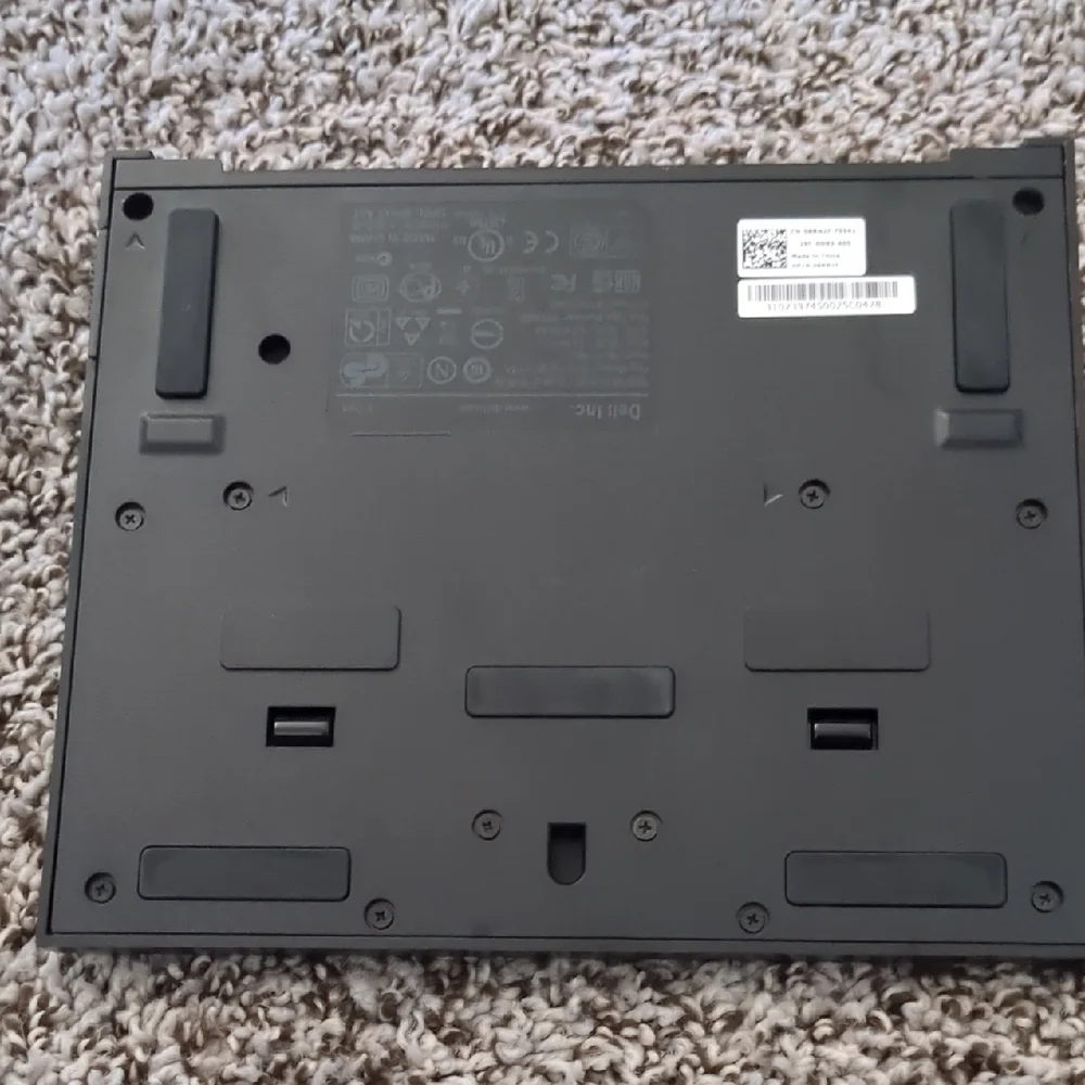 Dell Black Laptop Docking Cradle with Connector Port